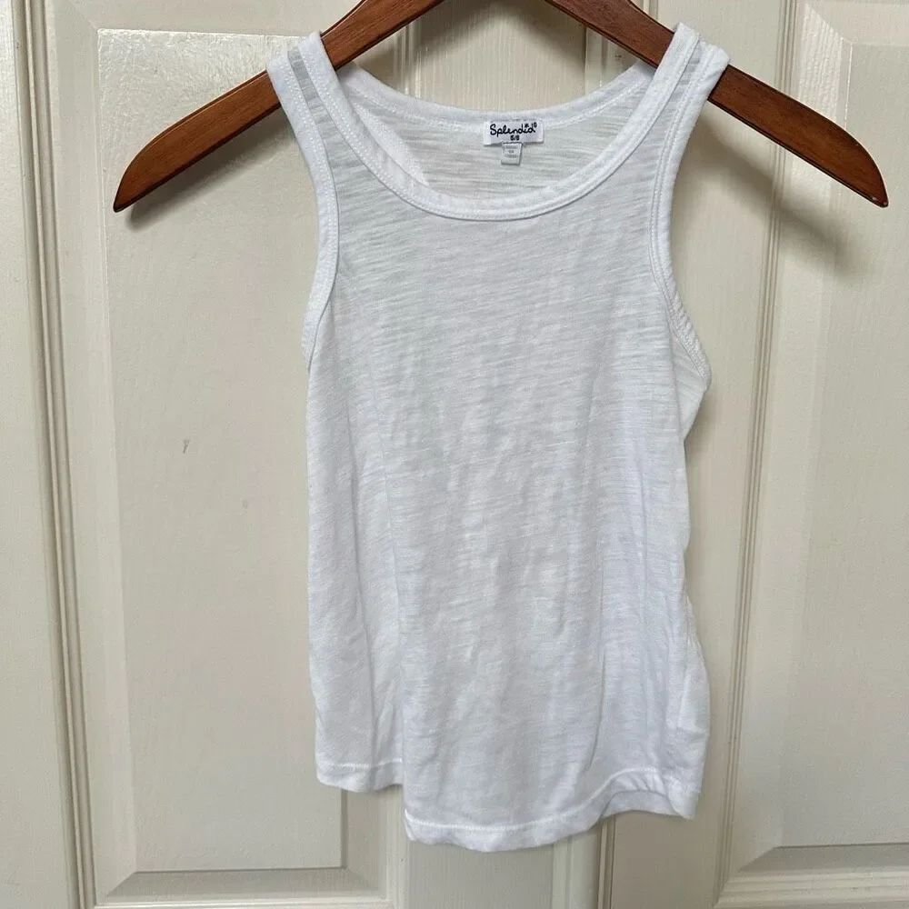 Splendid girls white tank top